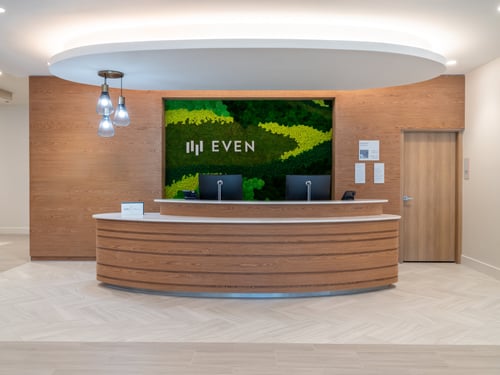 Feel grounded from the moment you arrive at our front desk