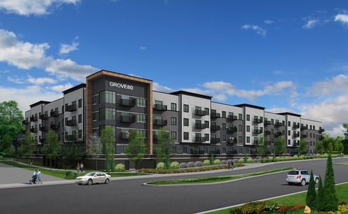 Property Exterior at Grove80 in Cottage Grove, MN 55016