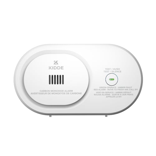 Front facing image of Battery powered Carbon Monoxide alarm
