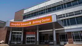 photo to Entrance C at Aspirus Wausau Hospital for birthing services