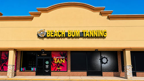 Beach Bum store front in Stony Brook, NY