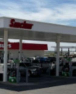Sinclair Gas Station Fueling Island