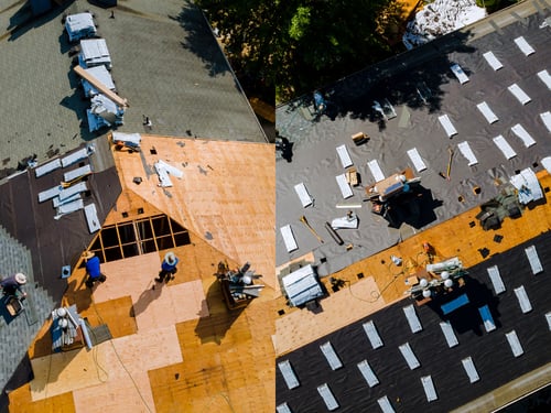 Residential roof replacement project in Sebring Florida