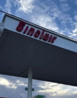 Sinclair Gas Station Fueling Island