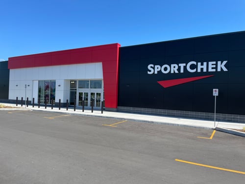 Front entrance Sport Chek Windsor