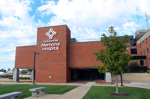 Exterior image of Jacksonville Memorial Hospital.