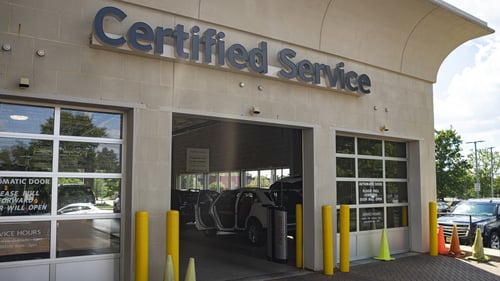 Service Center at Holman Cadillac exterior