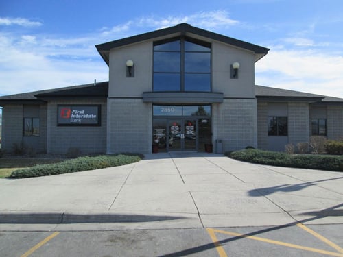 Exterior image of First Interstate Bank in Billings Lockwood, Montana.