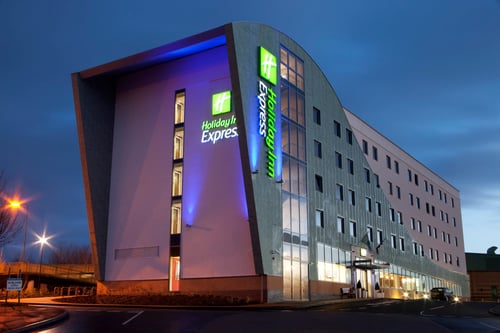 Hotel Exterior at Night