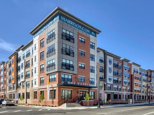 Apartment Exterior View at One Harrison, Harrison, NJ, 07029