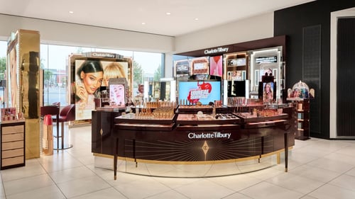 Charlotte Tilbury Makeup Counter at House Of Frasers Rushden Lakes
