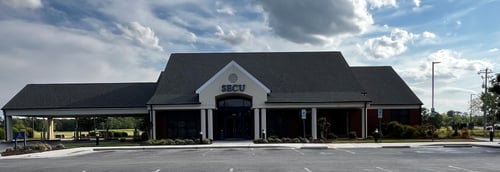 Outside view of the State Employees' Credit Union Pembroke branch