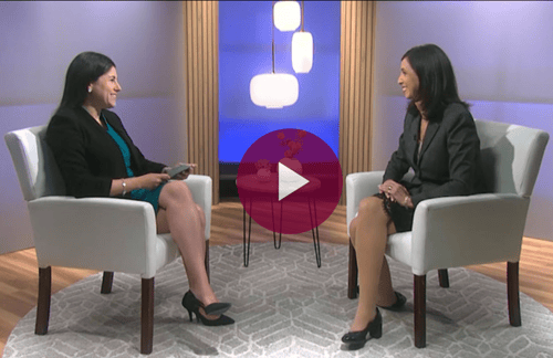 two women having a discussion