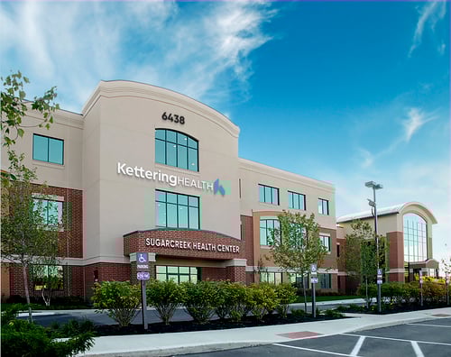 Entrance to Kettering Health Sugarcreek Health Center