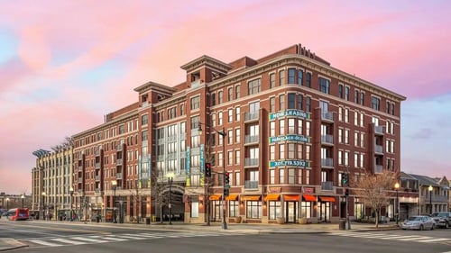 Building exterior at Park Place at Petworth in Washington D.C. 20011