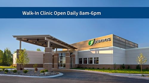 exterior photo of Aspirus Houghton Clinic with Walk-In