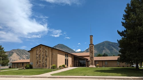 Salem Utah Stake Center located at 470 East Salem Canal Road in Salem, Utah.