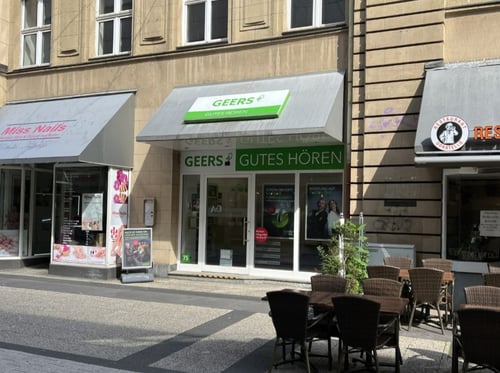 Außenaufnahme vom GEERS Fachgeschäft