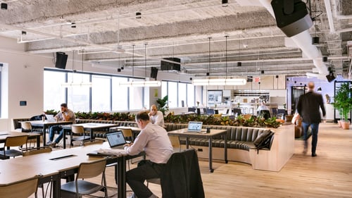WeWork One Beacon Street - Coworking space interior view