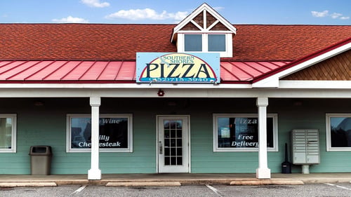 Southern Shores Pizza building front entrance