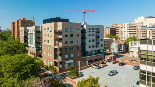 Exterior view at Sylvan Uptown in Denver, CO 80203