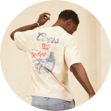 man wearing t-shirt