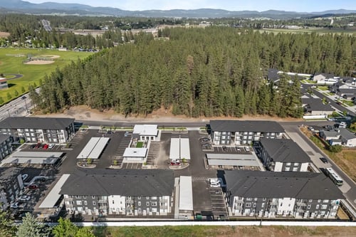 Aerial View of the Community at The Confluence on Farwell Apartments in Spokane, WA 99218