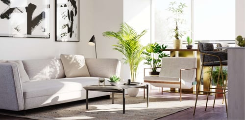 Living Room at Ophelia on Queen in Kitchener, ON N2G 0E7