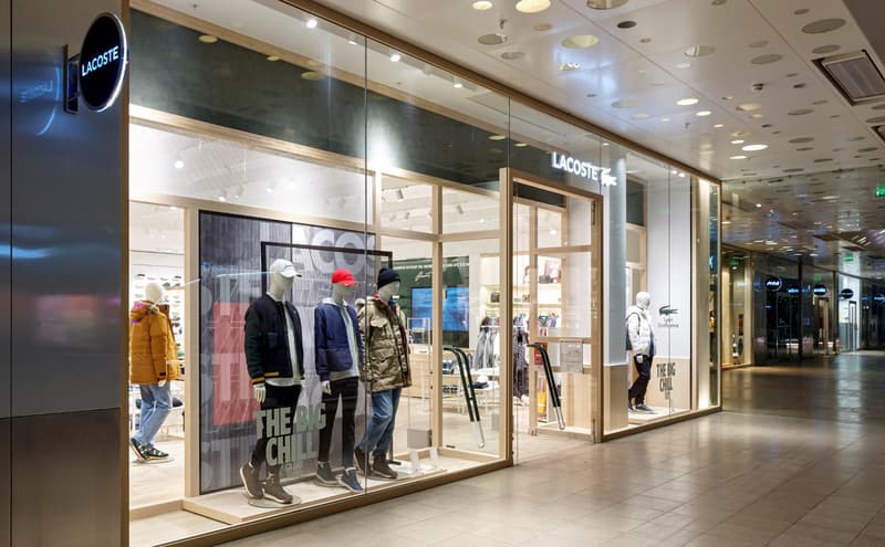 Lacoste Lyon Confluence - Vitrine