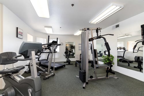 Fitness Studio at Whispering Fountains Diamond Bar Apartments