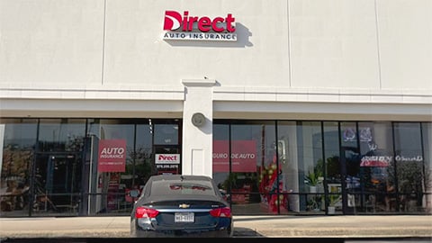 Direct Auto Insurance storefront located at  3700 Texas Ave S, Bryan