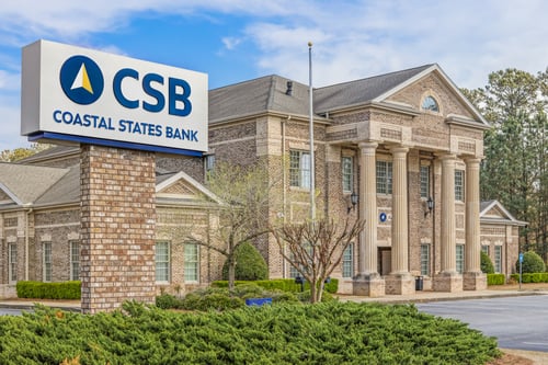 Coastal States Bank branch in Dawsonville, GA.