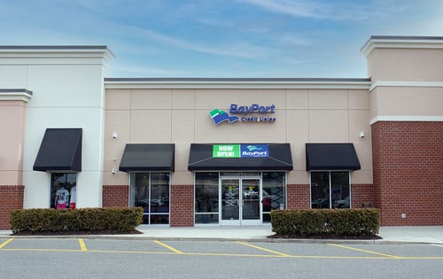 External view of local credit union located in Portsmouth, VA