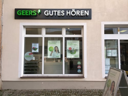 Außenaufnahme vom GEERS Fachgeschäft
