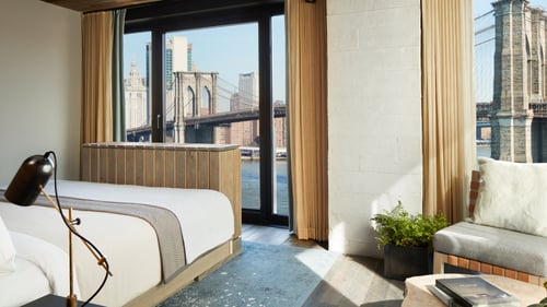 Bridge Studio Suite at 1 Hotel Brooklyn Bridge.