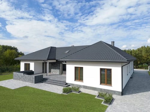 Modulinė – panelinė čerpių danga