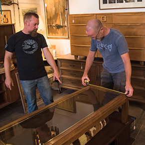 Blake and Dan sizing up an recent arrival