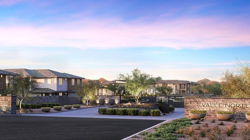 Luxury gated community of attached Villas in North Phoenix