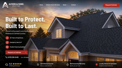 Get Your Roof Replaced With Confidence and Quality
Roof replacement is a significant investment for any property owner. When your roof shows signs of wear, damage, or has reached the end of its lifespan, Altieri and Sons Roofing provides professional roof replacement services throughout Middlesex County and New Haven County. Our team installs complete roof systems that protect your property from the elements for years to come.

Our comprehensive roof replacement services include: