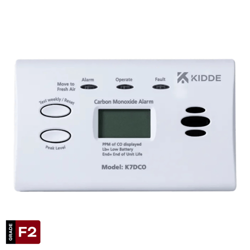 10 Year Carbon Monoxide Alarm with Digital Display
