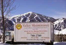 Valley restoration maintenance sign