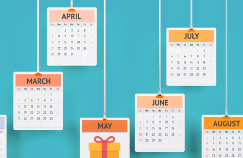 thumbnail images of calendars