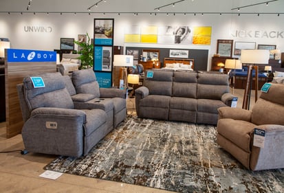 Bloomington Slumberland Furniture La-Z-Boy upholstered sofas
