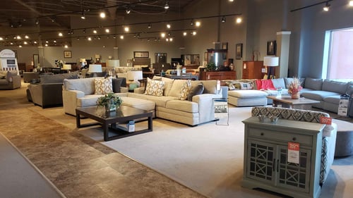 Sioux City Slumberland Furniture interior 2