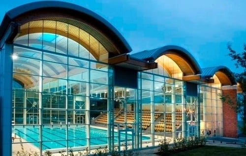 Outside The Pavilions In The Park with a view of the main pool