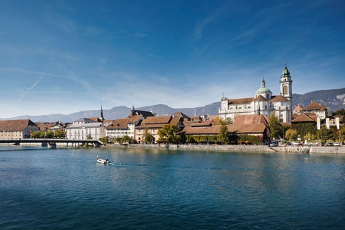 Solothurn, Aare Silhouette