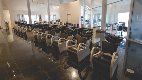 Interior of the Toledo Salon Institute