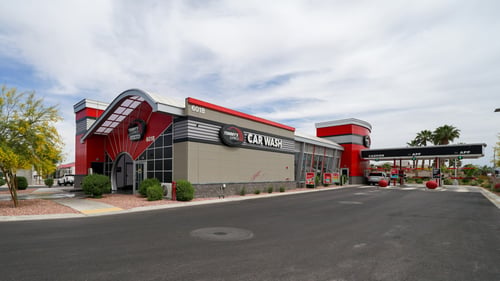 Exterior of Tommy's Express Car Wash in Henderson, Nevada