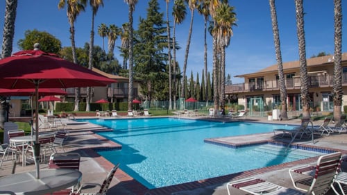 Swimming Pool at Valley West Apartments in San Jose, CA