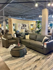 Rockford Slumberland Furniture dark grey living room set